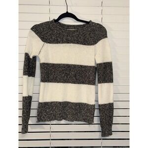 Pink Rose Women's XS Crew Neck Trim Soft Sweater